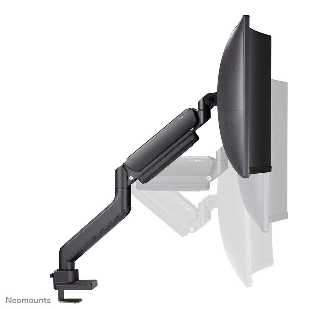 Neomounts DS70PLUS-450BL1 Braccio per monitor 17-49" - molla a gas - Topfix - 180°-stop